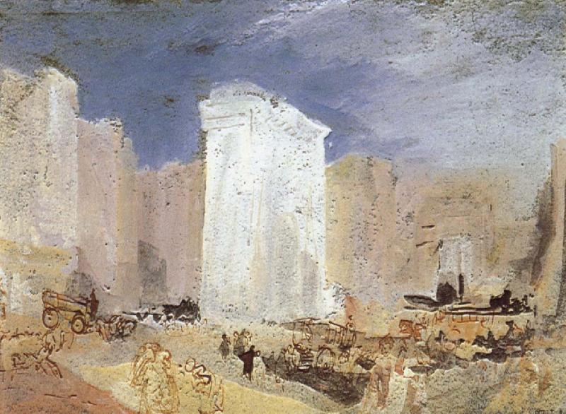 Joseph Mallord William Turner Gate France oil painting art